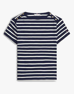 TOMMY HILFIGER GOLD BUTTON SLIM SS TEE