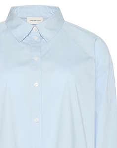 CALVIN KLEIN JEANS SOLID BOXY CROPPED SHIRT