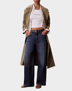 CALVIN KLEIN JEANS CONTOUR 2X2 RIB GRAPHIC TANK