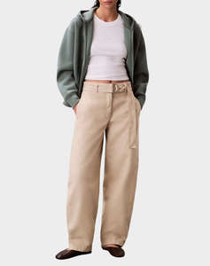 CALVIN KLEIN JEANS COTTON SEAMED PANT