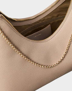 CALVIN KLEIN JEANS EMBLEM HW PEBBLE TOP ZIP HOBO