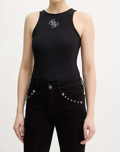 GUESS SL ROUND NK GUENDALINA TOP ДАМСКА БЛУЗА