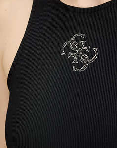 GUESS SL ROUND NK GUENDALINA TOP ДАМСКА БЛУЗА