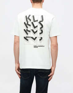 KARL LAGERFELD JEANS KLJ REG SS LETTERS TEE