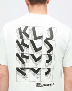 KARL LAGERFELD JEANS KLJ REG SS LETTERS TEE