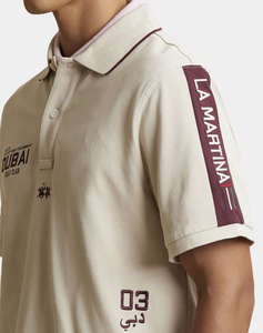 LA MARTINA БЛУЗА POLO KMMAN S/S POLO COTTON PIQUET