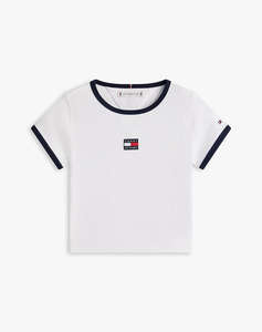 TOMMY HILFIGER HERITAGE FLAG TOP SS