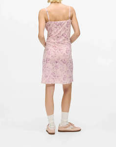 KARL LAGERFELD JEANS KLJ MESH AOP SLIP DRESS