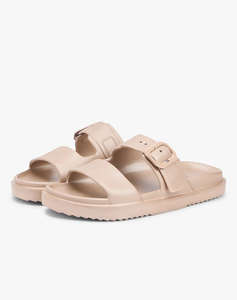 TOMMY HILFIGER TH DOUBLE STRAP SANDAL PEARL