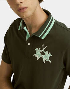 LAMARTINA БЛУЗА POLO KMMAN POLO S/SLEEVE COTTON PIQUE