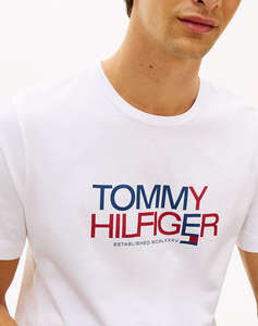 TOMMY HILFIGER BRAND LOVE BIG TEXT TEE