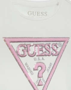 GUESS HIGH LOW SS T-SHIRT ДЕТСКА БЛУЗА GIRL