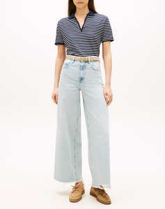 TOMMY HILFIGER LYOCELL PIQUE OPEN-NK SS POLO