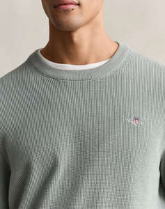 GANT ПУЛОВЕР ΜΜ MICRO TEXTURED COTTON C-NECK