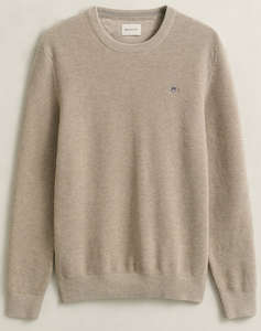 GANT ПУЛОВЕР ΜΜ MICRO TEXTURED COTTON C-NECK
