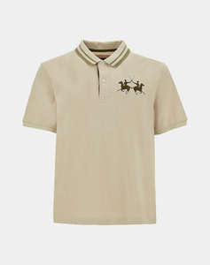 LAMARTINA БЛУЗА POLO KMMAN POLO S/SLEEVE COTTON PIQUE