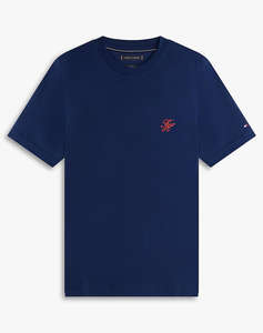 TOMMY HILFIGER SCRIPT MONOGRAM SWIMSHOP TEE
