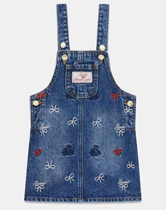 GUESS ROMPER RIGID DENIM W/EMBRO РОКЛЯ ДЕТСКИ GIRL