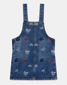 GUESS ROMPER RIGID DENIM W/EMBRO РОКЛЯ ДЕТСКИ GIRL