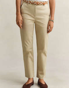 GANT TROUSERS SLIM CHINOS