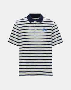 LA MARTINA БЛУЗА POLO KMMAN S/S POLO STRIPED COTTON HE
