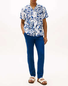 TOMMY HILFIGER LINEN FLORAL AOP SS RF 1/2