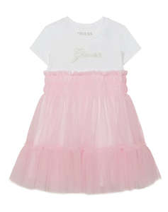 GUESS MIXED FABRIC SS DRESS РОКЛЯ ДЕТСКИ GIRL