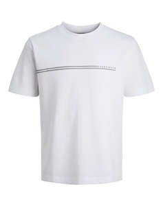 JACK&JONES JCOFUSION CHEST BRAND TEE SS CREW NOOS