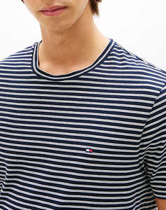 TOMMY HILFIGER ESS SEASONAL REG FIT STRIPE TEE