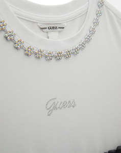 GUESS MIXED FABRIC SS DRESS РОКЛЯ ДЕТСКИ GIRL