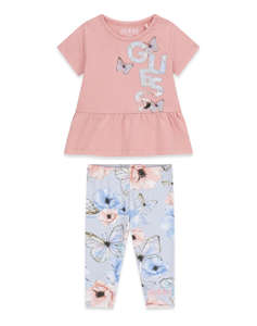 GUESS SET SS T-SHIRT+LEGGINGS SET ДЕТСКИ GIRL