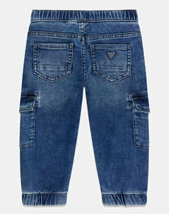 GUESS RELAXED CARGO KNIT DENIM PANTS TROUSERS ДЕТСКИ BOY