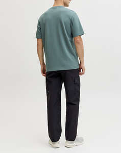 JACK&JONES JCOFUSION CHEST BRAND TEE SS CREW NOOS