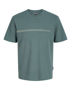 JACK&JONES JCOFUSION CHEST BRAND TEE SS CREW NOOS
