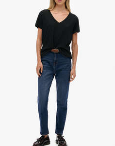 SUPERDRY D1 STUDIOS SLUB EMB VEE TEE ДАМСКА БЛУЗА