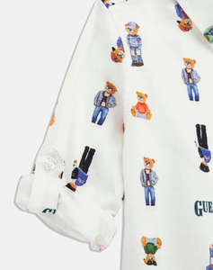 GUESS OXFORD ADJ. LS SHIRT_CEREMONY РИЗА ДЕТСКИ BOY