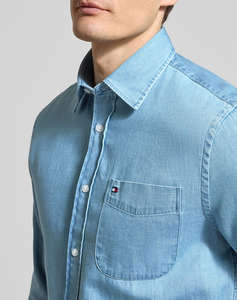 TOMMY HILFIGER LIGHTWEIGHT DENIM RF SHIRT