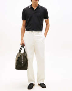 TOMMY HILFIGER PIQUE UNDERCOLLAR REG POLO