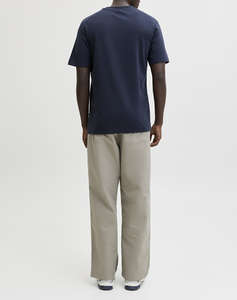 JACK&JONES JCOFUSION CHEST BRAND TEE SS CREW NOOS