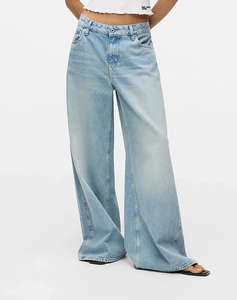 KARL LAGERFELD JEANS KLJ LR WIDE LEG PANEL DENIM