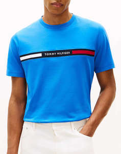 TOMMY HILFIGER HILFIGER CHEST INSERT TEE