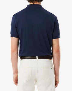 LACOSTE БЛУЗА KMSHORT SLEEVED RIBBED COLLAR SHIRT