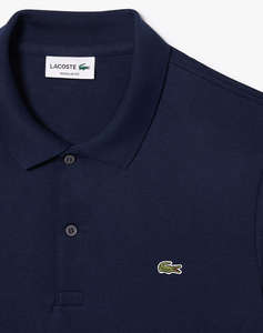 LACOSTE БЛУЗА KMSHORT SLEEVED RIBBED COLLAR SHIRT