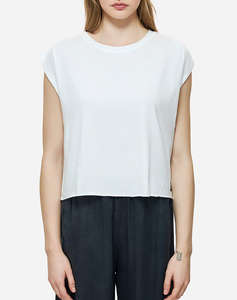 DIRTY LAUNDRY BOXY T-SHIRT WITH SLEEVE DETAIL