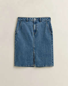 GANT SKIRT DENIM PENCIL SKIRT