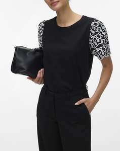 VERO MODA VMJASY S/S O-NECK TOP JRS BTQ
