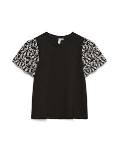 VERO MODA VMJASY S/S O-NECK TOP JRS BTQ