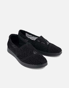 TOMS BLK MOROCCAN CRCHT WM ALPLUS ESP