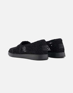 TOMS BLK MOROCCAN CRCHT WM ALPLUS ESP