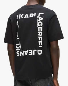 KARL LAGERFELD JEANS KLJ REG BACK FRAME TEE